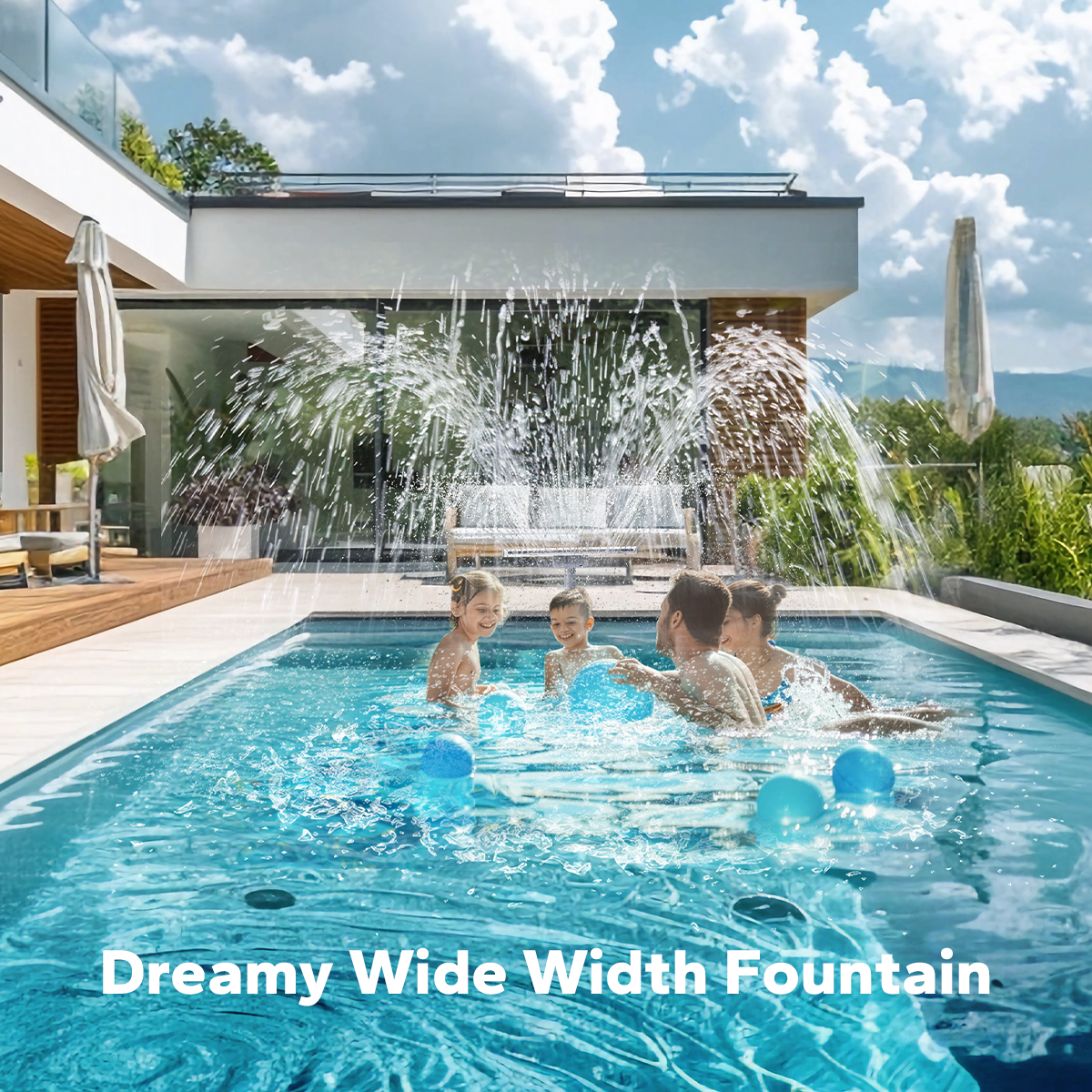 Pool fountain -  Whale Tail