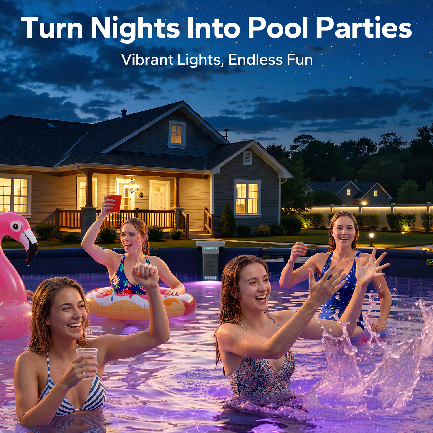 Solar Pool Lights for Inground & Above Ground Pool